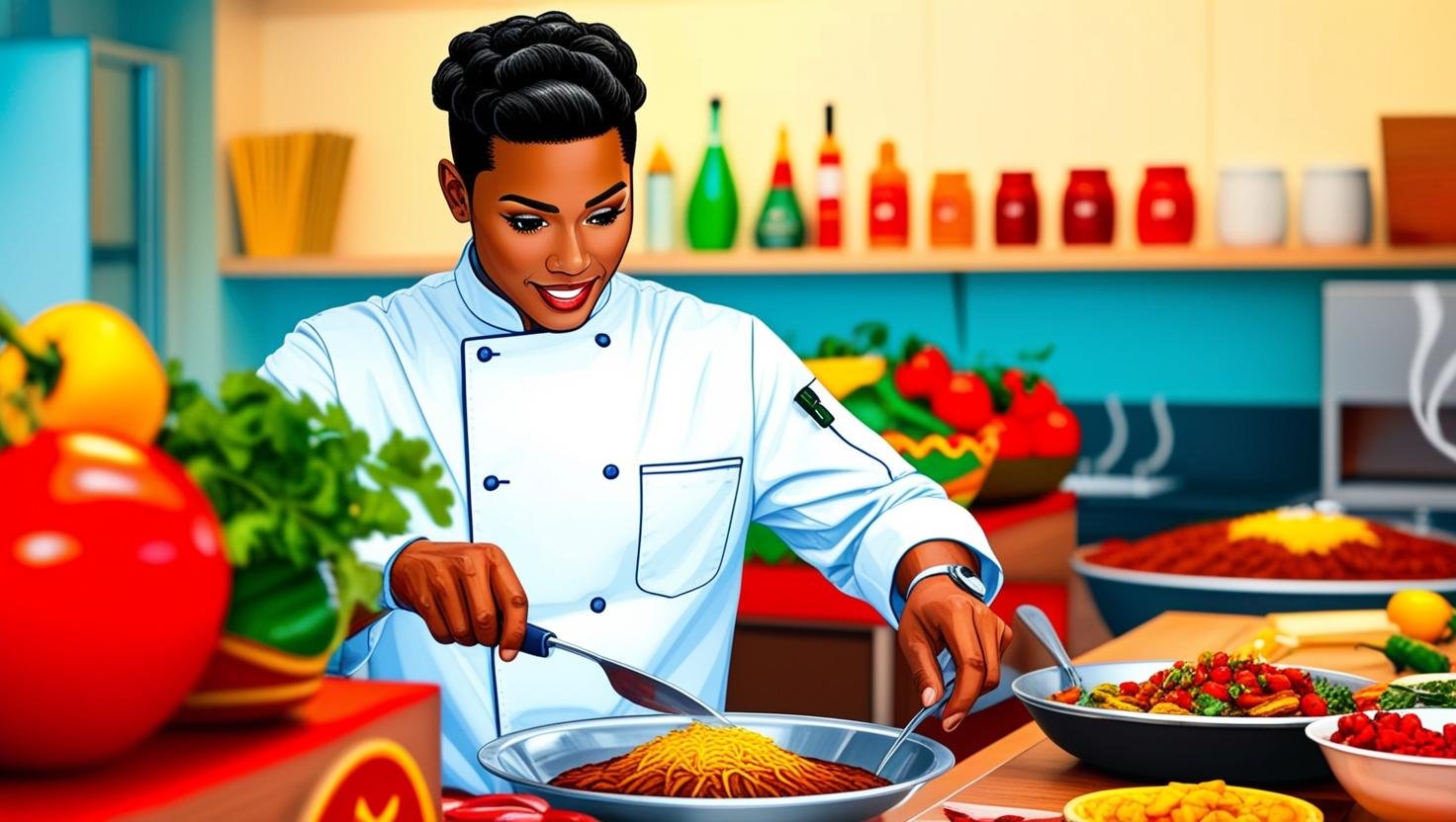 Choose the Perfect Personal Chef for Your Mexican Cuisine Cravings lady Personal chef in a busy modern home kitchen portion controlled pyrex meals (3)