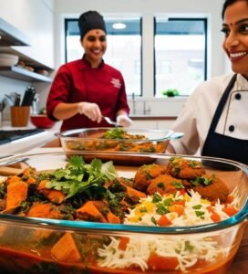 Savoring Cleveland’s Local Food Scene and the Magic of a lady Personal chef in a busy modern home kitchen portion controlled pyrex meals (8)