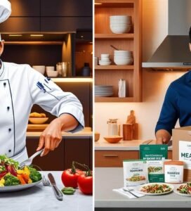 The professional chef moving with precision, storing meals into individually portioned containers for her clients.